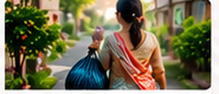 Taking household waste outside